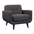 Picket House Furnishings Hailey Accent Chair in Charcoal