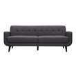 Picket House Furnishings Hailey 3 Piece Sofa Set in Charcoal