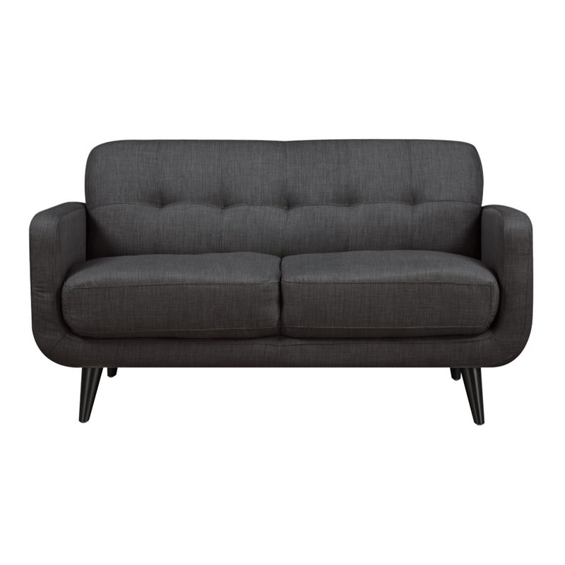 Picket House Furnishings Hailey 3 Piece Sofa Set in Charcoal