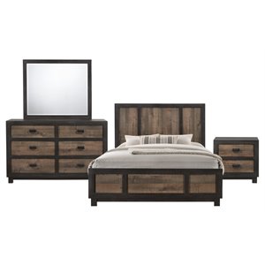 Picket House Furnishings Harrison 4 Piece Queen Panel Bedroom Set