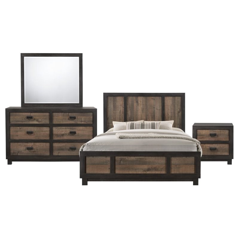 Picket House Furnishings Harrison 4 Piece King Panel Bedroom Set
