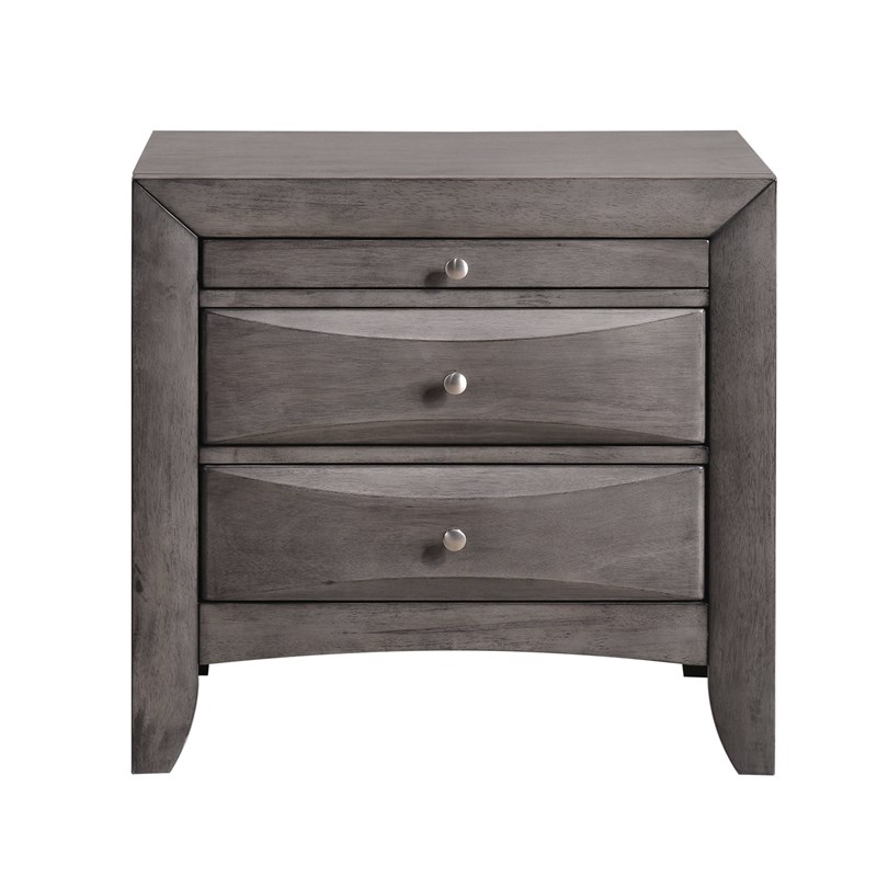 Picket House Furnishings Madison Queen 6 Piece Bedroom Set in Gray
