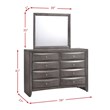 Picket House Furnishings Madison Queen 6 Piece Bedroom Set in Gray