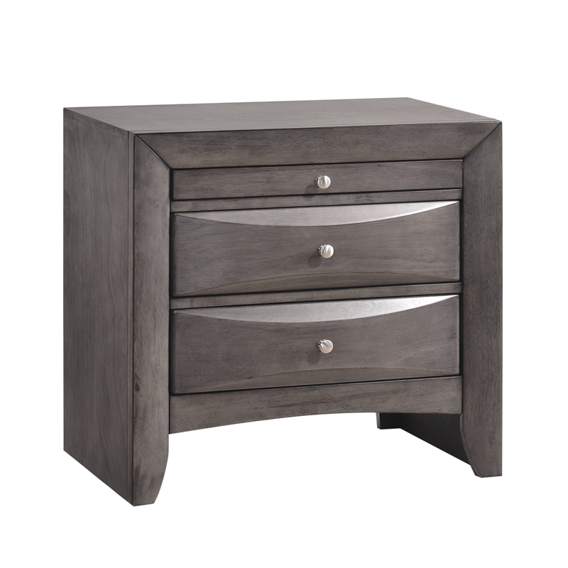 Picket House Furnishings Madison King Storage 5 Piece Bedroom Set in Gray
