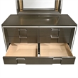 Picket House Furnishings Charlotte 6-Drawer Wood Dresser with Mirror in Brown