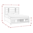 Picket House Furnishings Charlotte 2-Drawer King Storage Bed