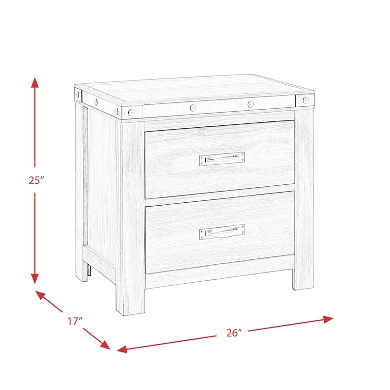 Picket House Furnishings Montauk 2-Drawer Nightstand