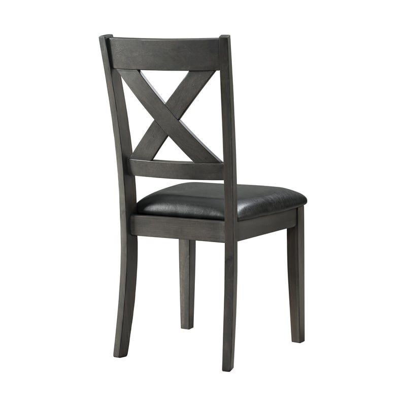 Picket House Furnishings Alexa 7PC Standard Height Dining Set in Gray