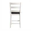 Picket House Furnishings Kona 5PC Counter Height Dining Set in Walnut/White