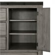 Picket House Furnishings Montauk Solid Wood 5-Drawer Gentleman's Chest in Gray