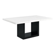 Picket House Furnishings Willow White Marble Standard Height Dining Table