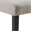 Picket House Furnishings Landon Tufted Fabric Upholstered Chair Set in Natural