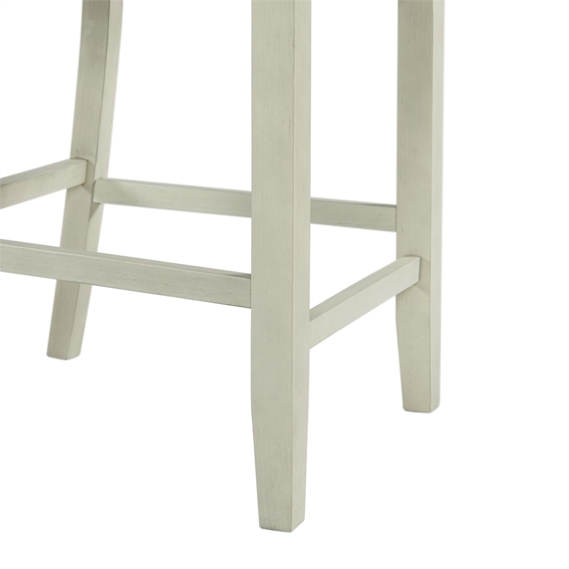 Picket House Furnishings Taylor Counter Height Side Chair Set in Bisque