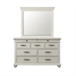 Picket House Furnishings Brooks 9-Drawer Wood Dresser with Mirror in White