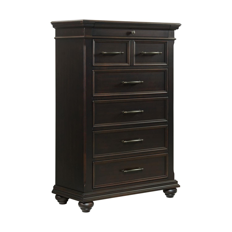 Picket House Furnishings Brooks King Platform Storage 3PC Bedroom Set in Black