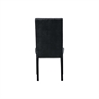 Picket House Furnishings Pia Faux Leather Side Chair Set in Black