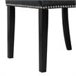 Picket House Furnishings Pia Faux Leather Side Chair Set in Black