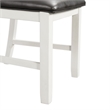 Picket House Furnishings Tuttle 3PC Drop Leaf Dining Set in Brown and White