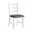 Picket House Furnishings Tuttle 3PC Drop Leaf Dining Set in Brown and White