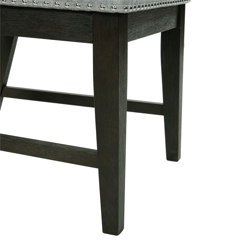 Holden 5PC Standard Height Dining Set-Table and Four Side Chairs in Gray