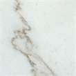 Picket House Furnishings Meyers Marble Square End Table in White