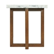Picket House Furnishings Meyers 2PC Occasional Marble Table Set in White
