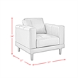 Picket House Furnshings Hanson Chair in Fiero Black