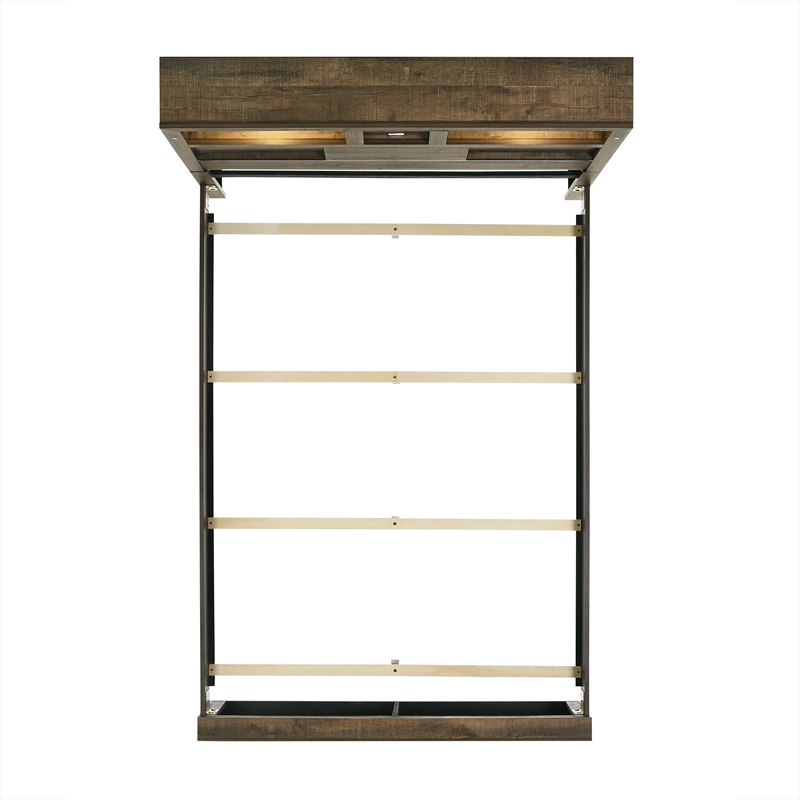 Picket House Furnishings Beckett Full Bookcase Panel Bed with Bluetooth