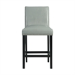 Picket House Furnishings Pia Faux Leather Counter Height Side Chair Set in Grey