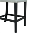 Picket House Furnishings Pia Faux Leather Counter Height Side Chair Set in Grey