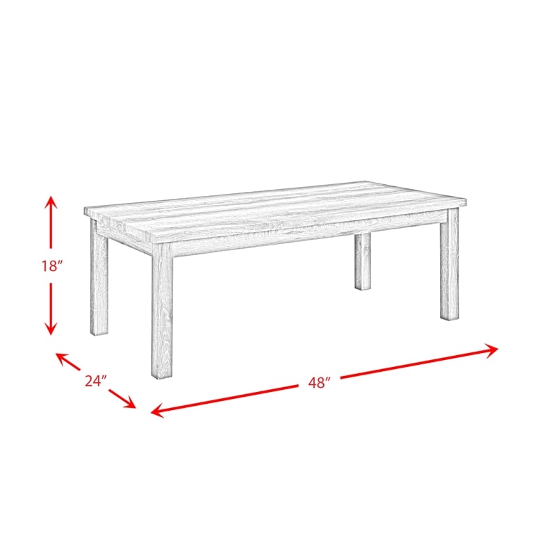 Picket House Furnishings Turner 3PC Occasional Table Set with Lift Top