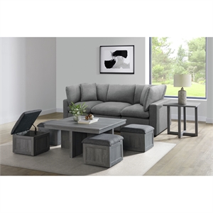 Picket House Furnishings Dawson 2PC Occasional Set in Grey