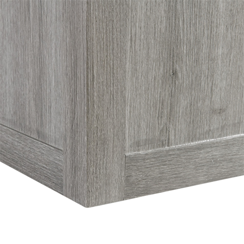 Picket House Furnishings Dawson Coffee Table with Four Storage Stools in Gray
