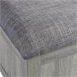 Picket House Furnishings Dawson Coffee Table with Four Storage Stools in Gray