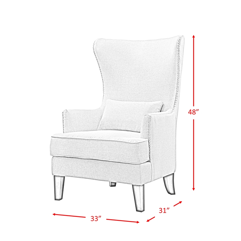 Picket House Furnishings Elia Chair with Chrome Nails In Sierra Toffee