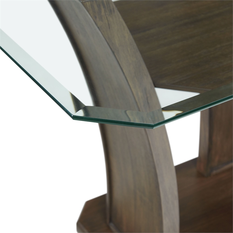Picket House Furnishings Simms Rectangular Counter Table in Walnut