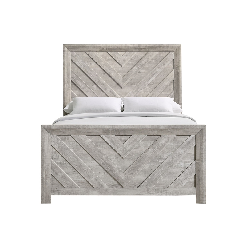 Picket House Furnishings Keely Full Panel Bed in White