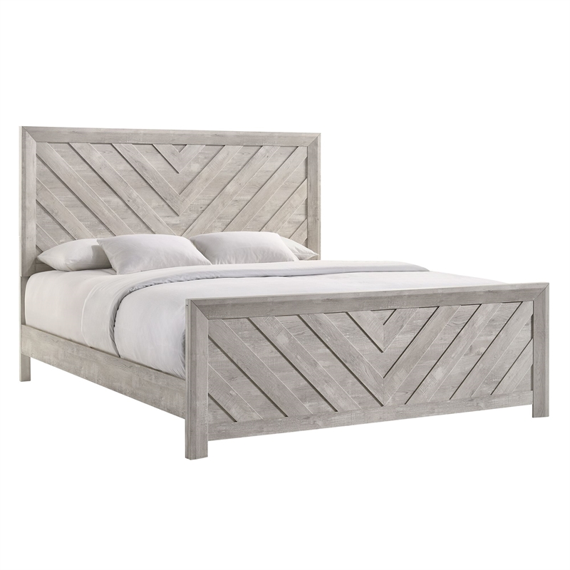 Picket House Furnishings Keely King Panel 3PC Bedroom Set in White