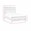 Picket House Furnishings Adam Full Panel Bed in Gray