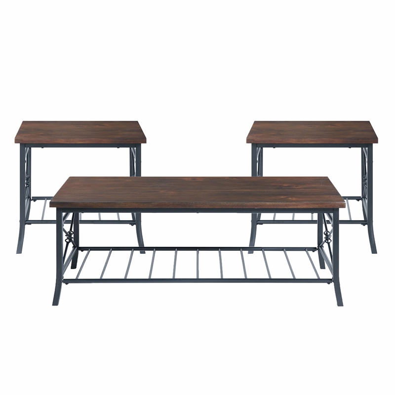 Picket House Furnishings Percy 3PC Occasional Table Set