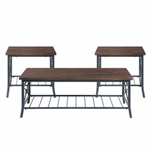 Picket House Furnishings Percy 3PC Occasional Table Set