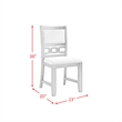 Picket House Furnishings Taylor Standard Height Side Chair Set in Gray