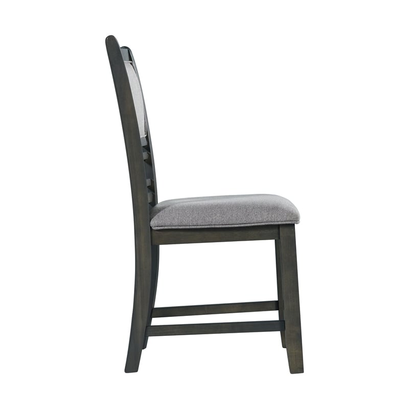 Picket House Furnishings Taylor Standard Height Side Chair Set in Gray