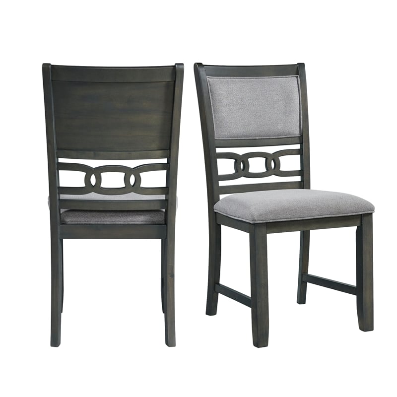 Picket House Furnishings Taylor Standard Height Side Chair Set in Gray
