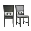 Picket House Furnishings Taylor Standard Height Side Chair Set in Gray