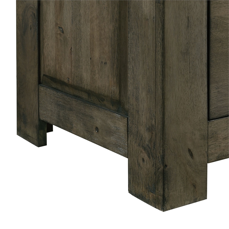 Picket House Furnishings Memphis King Panel 3PC Bedroom Set in Grey
