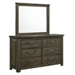 Picket House Furnishings Memphis King Panel 5PC Bedroom Set in Grey