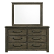 Picket House Furnishings Memphis King Panel 5PC Bedroom Set in Grey