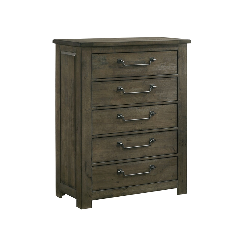 Picket House Furnishings Memphis King Panel 5PC Bedroom Set in Grey