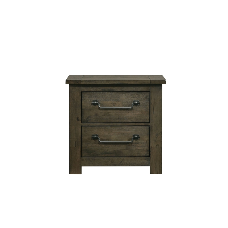 Picket House Furnishings Memphis King Panel 5PC Bedroom Set in Grey